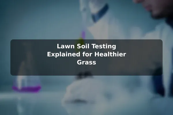 Lawn Soil Testing Explained for Healthier Grass
