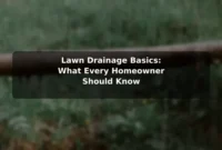 Lawn Drainage Basics: What Every Homeowner Should Know