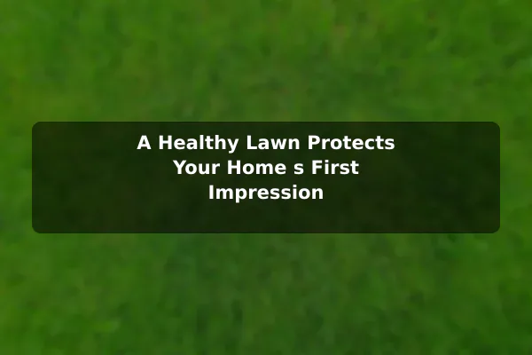 A Healthy Lawn Protects Your Home's First Impression