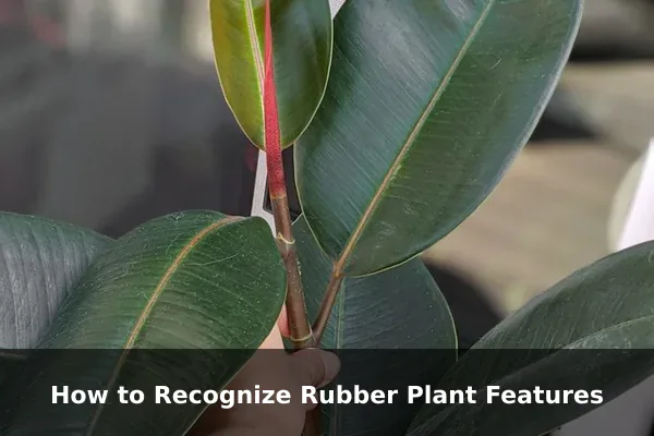How to Recognize Rubber Plant Features