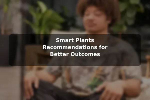 Smart Plants Recommendations for Better Outcomes