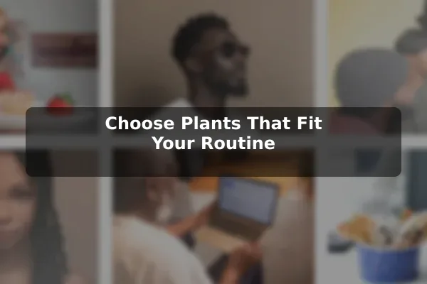 Choose Plants That Fit Your Routine